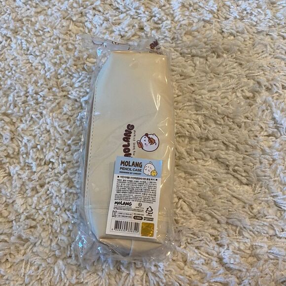 Cute Korean Molang Pencil Case. Off White. OS. Animal Design. Gifts. Kidcore. - Picture 6 of 6